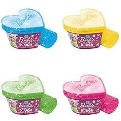 Lisciani Giochi - Barbie Glitter Dough Multipack 4 Vasetti, 88843