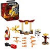 LEGO Ninjago Battaglia Epica - Kai vs Skulkin, Giocattolo da Battaglia Rotante con 2 Minifigure, 71730