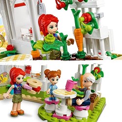 LEGO Friends Il Caffè Biologico di Heartlake, Set Educativo con 3 Mini Bamboline, Giocattoli per Bambini di 6 Anni, 41444