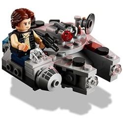 LEGO - Star Wars Microfighter Millennium Falcon, Giocattolo con Minifigure di Han Solo, LG75295