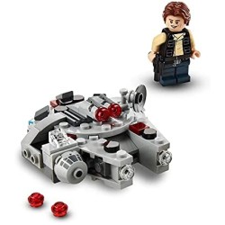 LEGO - Star Wars Microfighter Millennium Falcon, Giocattolo con Minifigure di Han Solo, LG75295
