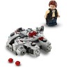 LEGO - Star Wars Microfighter Millennium Falcon, Giocattolo con Minifigure di Han Solo, LG75295