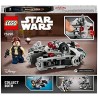 LEGO - Star Wars Microfighter Millennium Falcon, Giocattolo con Minifigure di Han Solo, LG75295