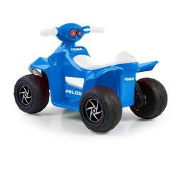 Famosa - Feber - Moto elettrica POLIZIA Quad 6V Azzurro FEN42000