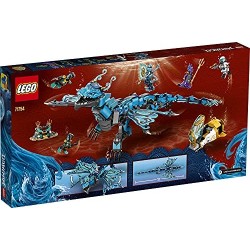 LEGO NINJAGO Dragone Acqua, Drago Giocattolo Ninja, Costruzioni per Bambini di 9 anni con 5 Minifigure, 71754