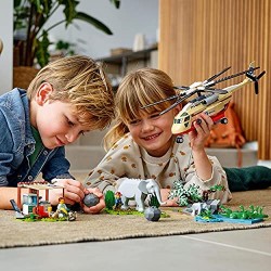 LEGO City Wildlife Operazione di Soccorso Animale, Set Clinica Veterinaria con Elicottero Giocattolo e 4 Minifigure, 60302