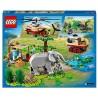 LEGO City Wildlife Operazione di Soccorso Animale, Set Clinica Veterinaria con Elicottero Giocattolo e 4 Minifigure, 60302