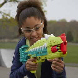 Hasbro - Nerf blaster DinoSquad Armorstrike, tamburo rotante da 8 dardi, F5855EU40