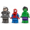 LEGO 10782 Marvel Spidey e i Suoi Fantastici Amici Resa dei Conti tra Hulk e Rhino, Spider-Man Giocattolo con Macchine Monster T