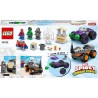 LEGO 10782 Marvel Spidey e i Suoi Fantastici Amici Resa dei Conti tra Hulk e Rhino, Spider-Man Giocattolo con Macchine Monster T