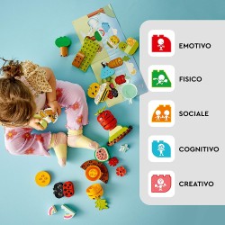 LEGO 10984 DUPLO My First Giardino Biologico, Sorpresa di Pasqua, Giochi Educativi e Impilabili per Neonati e Bambini da 1,5 Ann