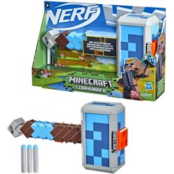 Hasbro - Nerf Minecraft, martello lancia-dardi Stormlander, F4416EU40