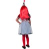 Rubies - Costume Ragazza Clown insanguinata per bambina, Vestito e cappellino, Tg. L (11 / 13 anni), S8991-L