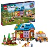 LEGO 41735 Friends Casetta Mobile, Playset con Roulotte Apribile e Macchina Giocattolo per Campeggio nella Foresta, Personaggi 2
