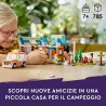 LEGO 41735 Friends Casetta Mobile, Playset con Roulotte Apribile e Macchina Giocattolo per Campeggio nella Foresta, Personaggi 2