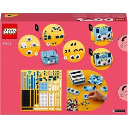 LEGO 41805 DOTS Cassetto degli Animali Creativi, Set per Creare Mosaico Portagioie con Tessere Colorate, Sorpresa Pasqua