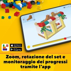 LEGO 31137 Creator Adorabili Cagnolini, Set 3 in 1 con Bassotto, Carlino, Barboncino e altri Animali, Sorpresa di Pasqua per Ama