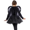 Carnival Toys - Set angelo nero bimba (gonna e ali h. cm.46x40 ca.), 03620