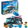 LEGO 60384 City Il Furgoncino delle Granite del Pinguino, Camion Giocattolo con Minifigure - LG60384