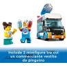 LEGO 60384 City Il Furgoncino delle Granite del Pinguino, Camion Giocattolo con Minifigure - LG60384