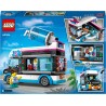 LEGO 60384 City Il Furgoncino delle Granite del Pinguino, Camion Giocattolo con Minifigure - LG60384