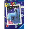 Ravensburger - CreArt Serie E: Magico Unicorno, Kit per Dipingere con i Numeri, Contiene una Tavola Prestampata, Pennello, Color