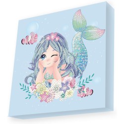 DIAMOND DOTZ - originale per pittura 5D, creativo con 1492 pietre mosaico di diamanti, circa 22 x 22 cm, set completo fai da te 