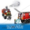 LEGO 60374 City Fire Autopompa dei Vigili del Fuoco, Unità di Comando dei Pompieri con Camion Giocattolo e Droni Terrestri e Aer