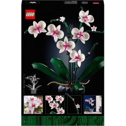 LEGO Icons Orchidea, Set per Adulti da Collezione, Modellismo e Hobby Creativi, Modellino da Costruire in Mattoncini con Fiori F