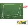 Sport1 - Porta Calcetto Regolamentare in acciaio Bianco cm 300x120x205h - 702800041