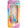 Nice Group - Perline Abc Phone Beads, Kit per Creare Catenelle o Decorazioni per Smartphone - assortimento colori - NICE87019