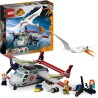 LEGO Jurassic World Quetzalcoatlus: Agguato Aereo, Giochi per Bambini dai 7 Anni in su con Dinosauri Giocattolo e 3 Minifigure I
