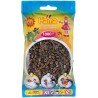 Hama - Bustina Perline, 1000 Pezzi, Colore: Marrone scuro - AMA207-12
