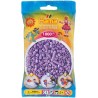Hama - Bustina Perline, 1000 Pezzi, Colore: Viola pastello (lilla) - AMA207-45
