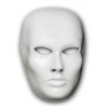 Carnival Toys - Maschera Viso Medio Bianca da Pitturare, 00170