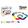 Picasso Tiles - Magnetic Pista Auto con 30 accessori, MGGPTR30