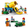 LEGO City Great Vehicles Autobetoniera, Camion Giocattolo, Giochi per Bambini dai 4 Anni in su con Veicoli da Cantiere, 60325