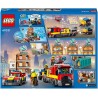 LEGO City Fire Vigili del Fuoco, Edificio con Fiamme, Camion dei Pompieri Giocattolo, Giochi per Bambini di 7 Anni, 60321
