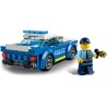 LEGO City Police Auto della Polizia, Set di Costruzione con Minifigure e Macchina Giocattolo per Bambini di 5 Anni, 60312