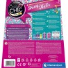 Clementoni - Crazy Chic - Shiny Nails - Kit finte, Set Bambina 6 Anni Decora Unghie Fluorescenti, Trousse smalti, Regalo per Man