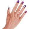 Clementoni - Crazy Chic - Shiny Nails - Kit finte, Set Bambina 6 Anni Decora Unghie Fluorescenti, Trousse smalti, Regalo per Man