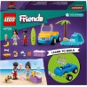 LEGO - Friends Divertimento sul Beach Buggy con Macchina Giocattolo, Tavola da Surf, Mini Bamboline, Delfino e Cane, 41725
