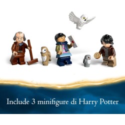 LEGO - Harry Potter Guferia del Castello di Hogwarts, da 8 Anni in su con 3 Minifigure e 5 Gufi, Idea Regalo dal Wizarding World