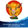 LEGO Disney Simba, il Cucciolo del Re Leone, da 6 Anni, Personaggio Giocattolo Costruibile con Parti Snodabili dal Film d Animaz