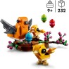 LEGO Creator Il Nido dell’Uccellino, Giochi da Costruire per Bambine e Bambini da 9 Anni Fan degli Animali, Set con 3 Uccelli Gi