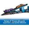LEGO City Camion Trasportatore con Auto Sportive, Giochi Creativi da 7 Anni, Autocarro con Rimorchio e 3 Modelli di Macchine, Ve