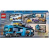 LEGO City Camion Trasportatore con Auto Sportive, Giochi Creativi da 7 Anni, Autocarro con Rimorchio e 3 Modelli di Macchine, Ve