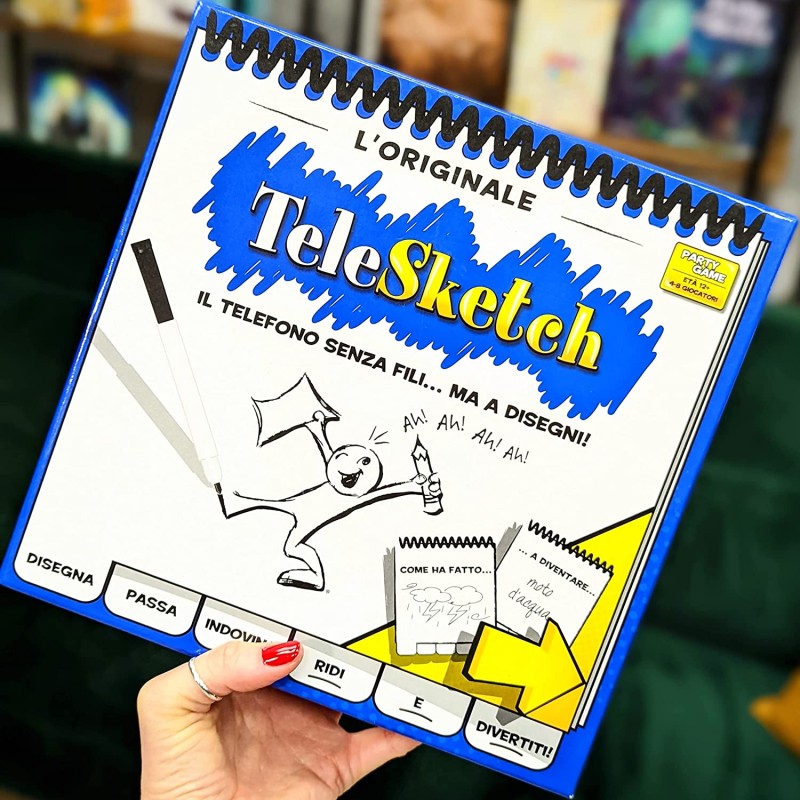 abeec Family Game Box - 4 Board Games In 1 For All The Family - Charades, We Draw What, Twist