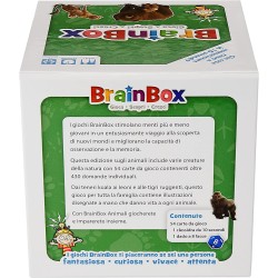 Asmodee - BrainBox: Animali (2022), Gioco per Imparare e Allenare la Mente, 1+ Giocatori, 8+ Anni, Ed. in Italiano - AS6801