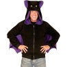 Widmann - Costume Felpa con Cappuccio Pipistrello, Adulto Unisex, 07000